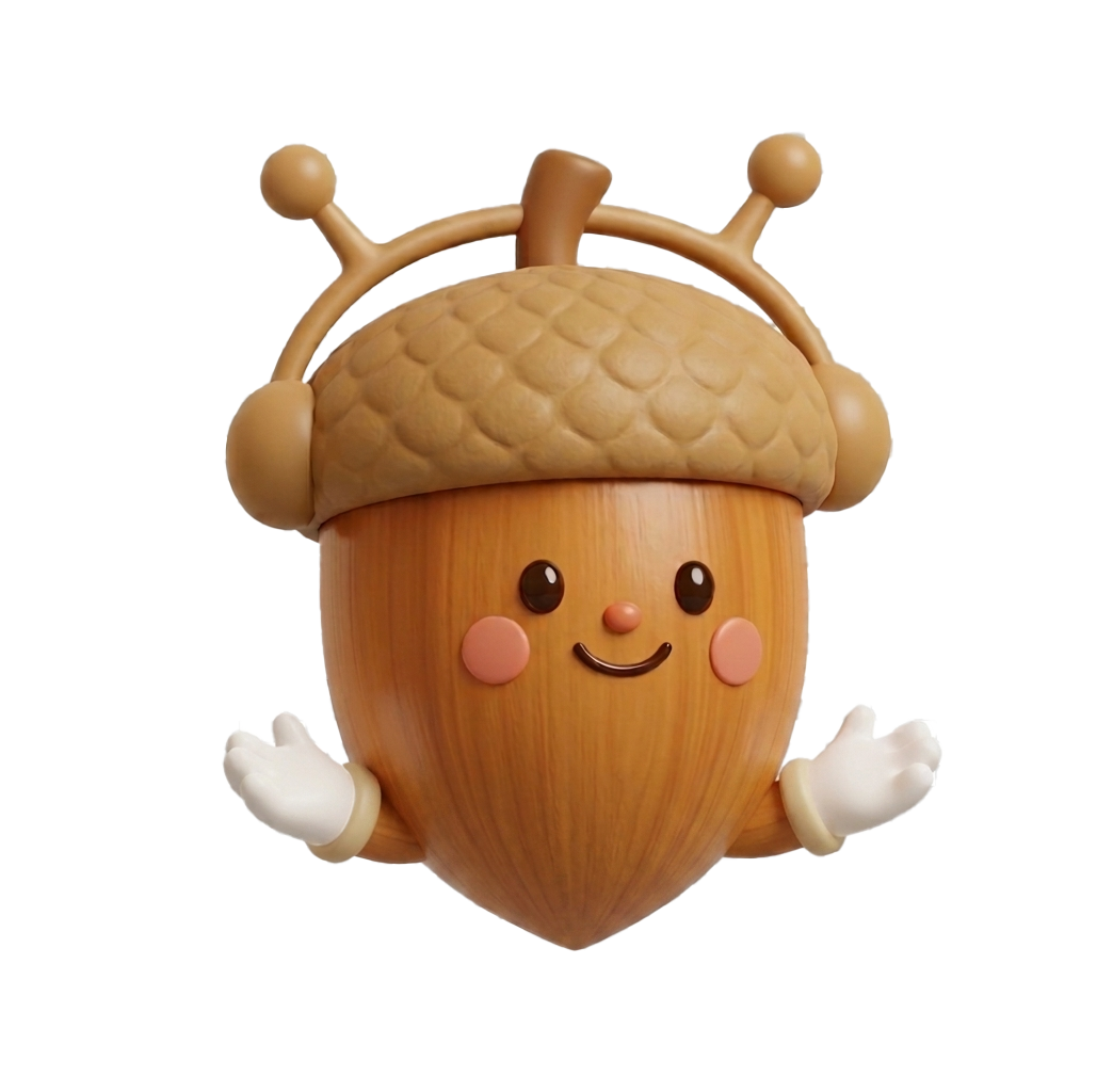 AcornsAI mascot